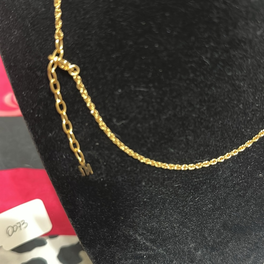 Nina Ricci Necklace with Crystal Pendant - Picture 2 of 2